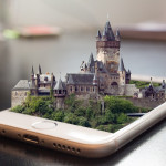 Augmented Reality Smartphone Castle