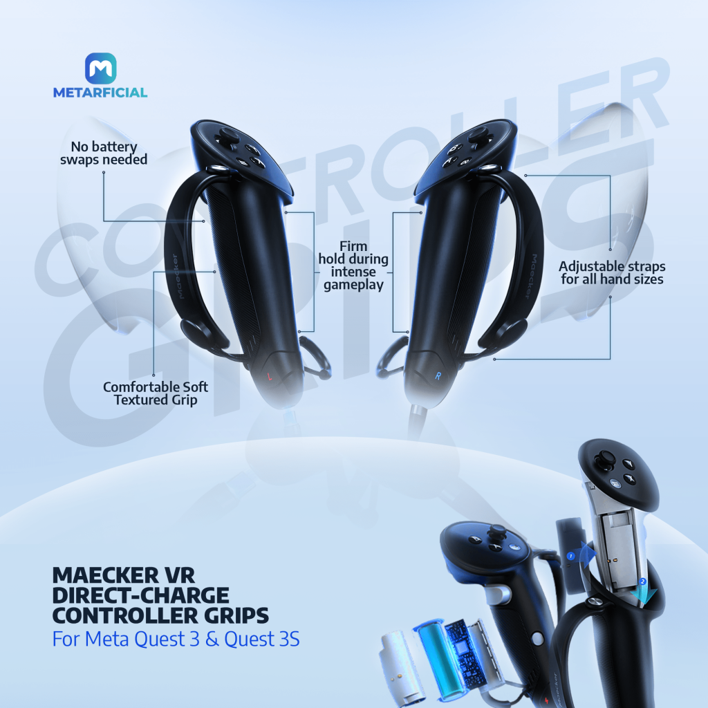 Maecker VR Rechargeable Controller Grips